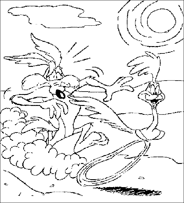 dessin à imprimer coyote