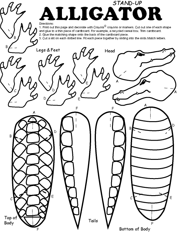 Coloriage Crocodile à colorier - Dessin à imprimer dessin tete crocodile