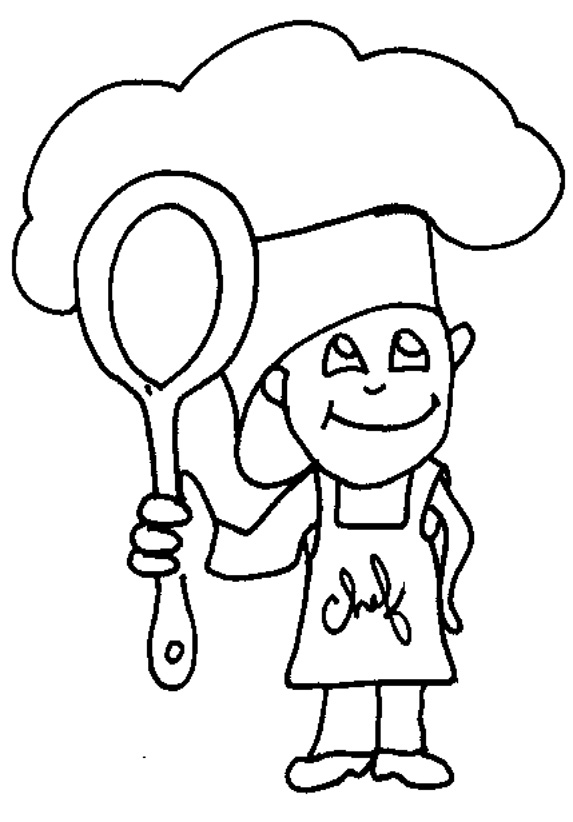 dessin cuisinier