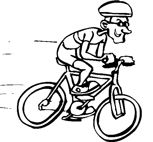 coloriage à dessiner maillot cyclisme