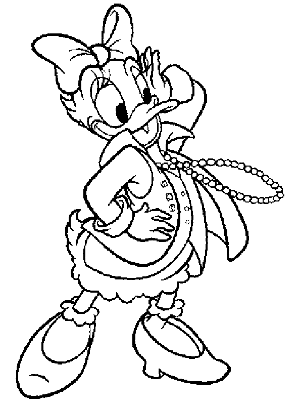 coloriage à dessiner daisy o'brian