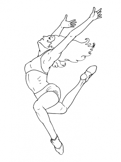 coloriage danseur hip hop