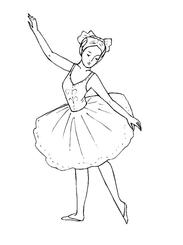 coloriage danseuse ballerine 20