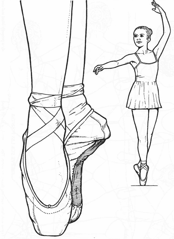 coloriage danse classique a imprimer