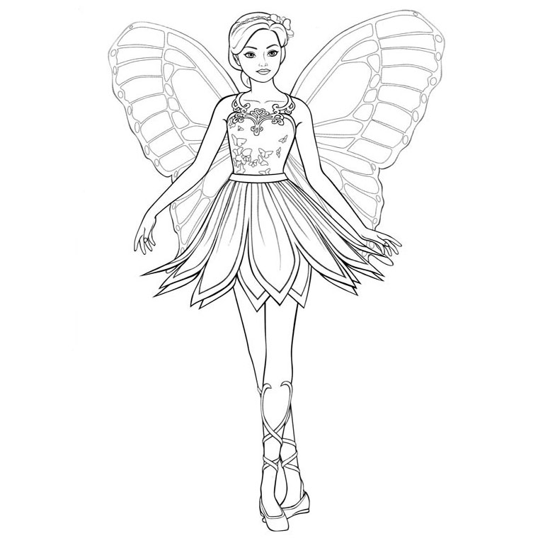 coloriage danseuse ballet