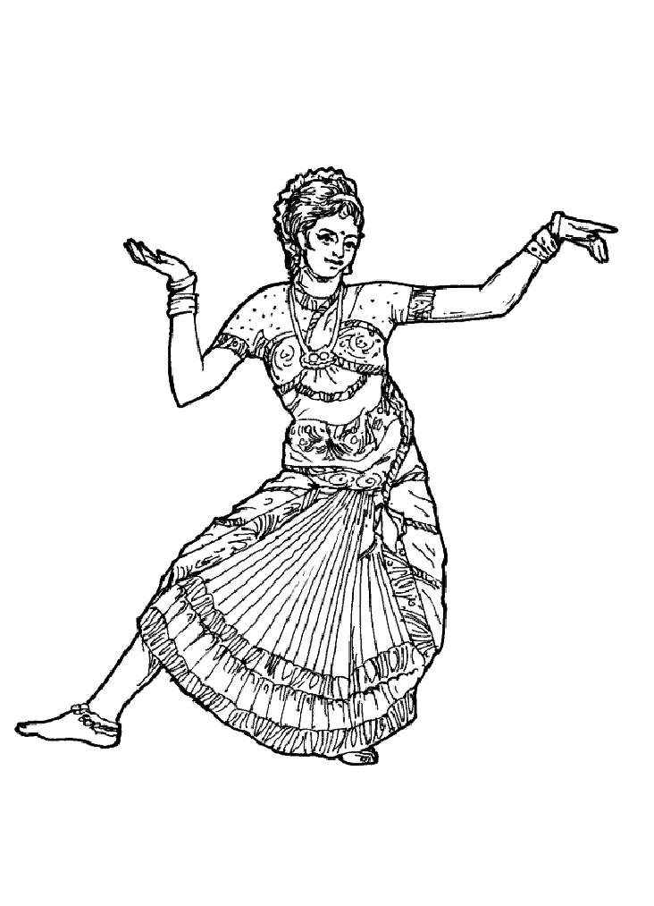 coloriage petite danseuse