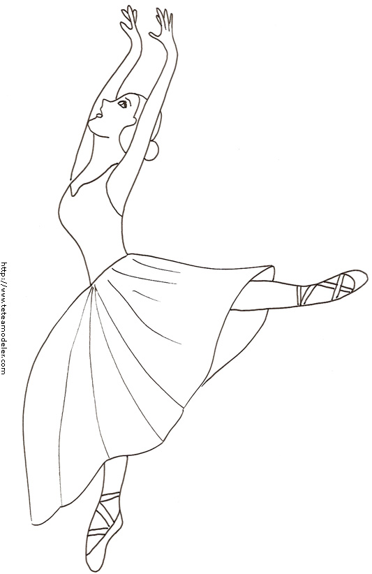 tfou coloriage danseuse