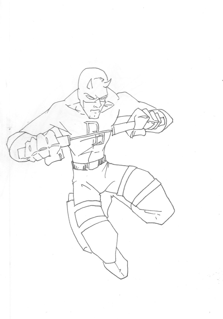 dessin gratuit daredevil