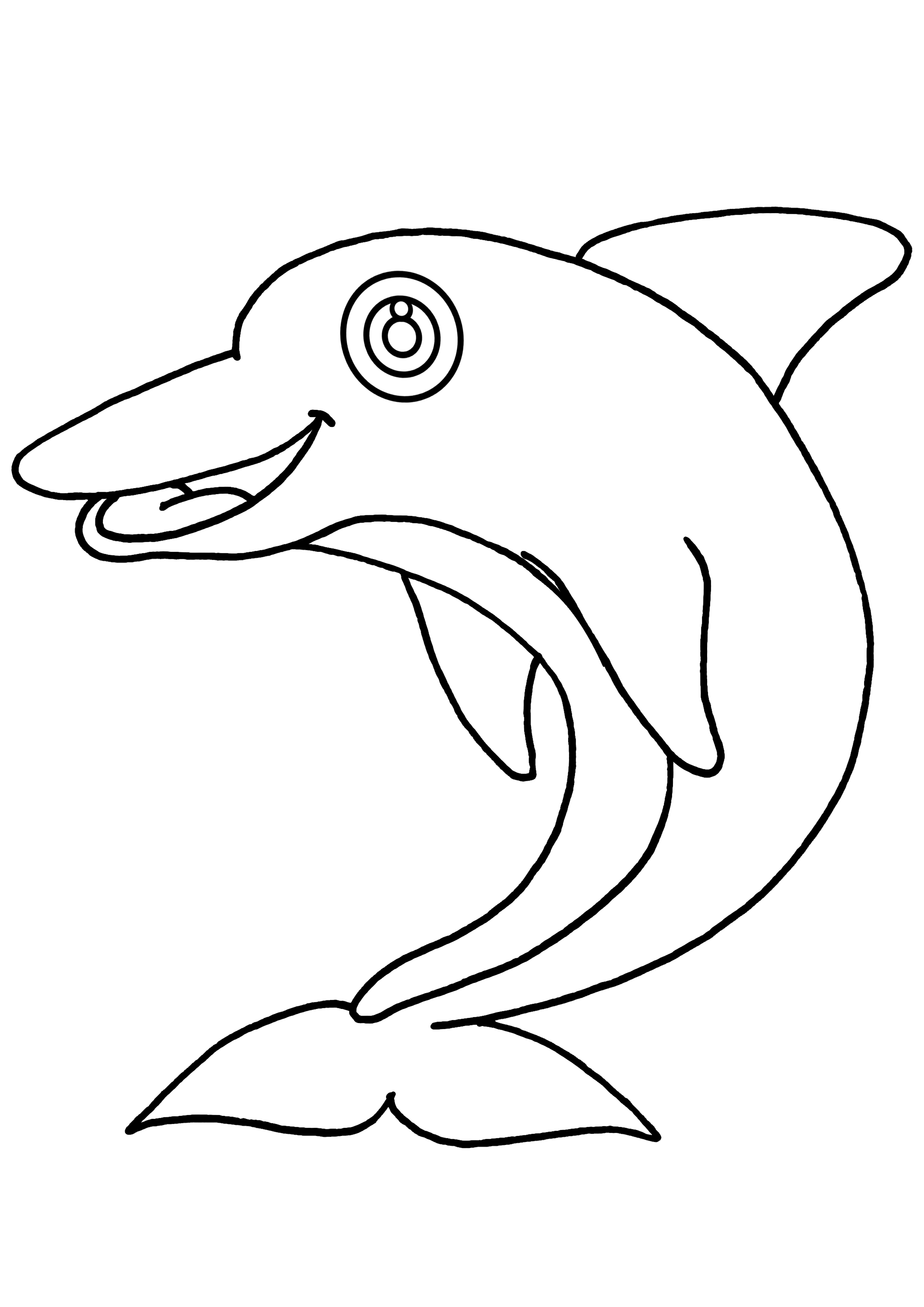 coloriage dauphin en ligne