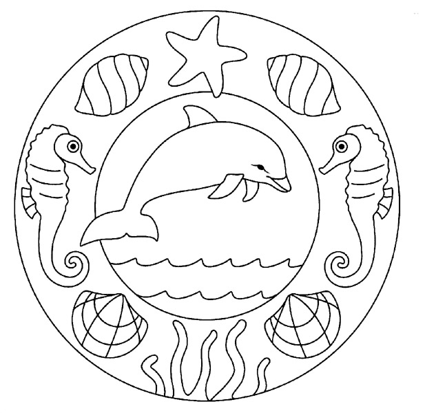 imprimer coloriage  dessiner dauphin