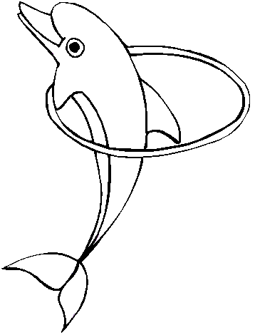 coloriage dauphin et baleine