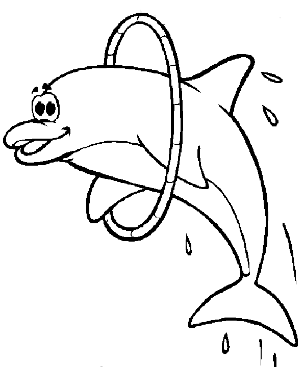 dessin dauphin sirene