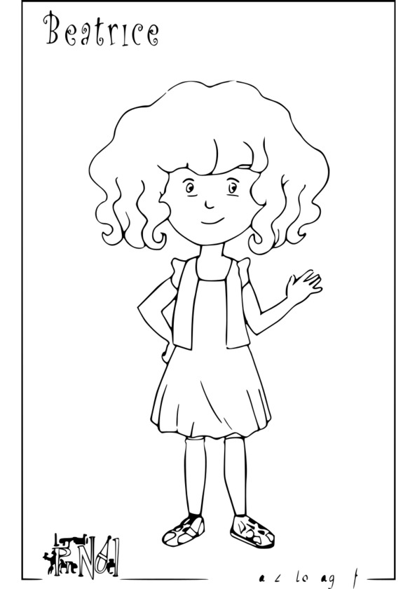 coloriage fille 3 ans gratuit