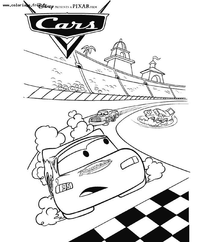 18 dessins de coloriage Dessin Animé Cars à imprimer coloriage dessin anime cars