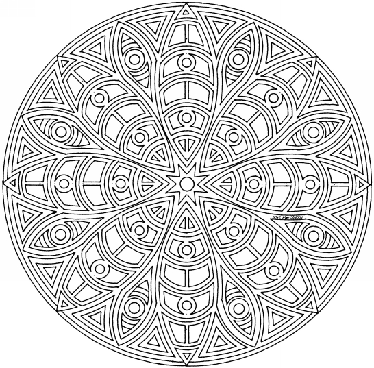 coloriage difficile manga