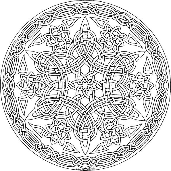 coloriage difficile pour fille
