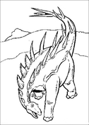 coloriage à dessiner de dinosaur king a imprimer