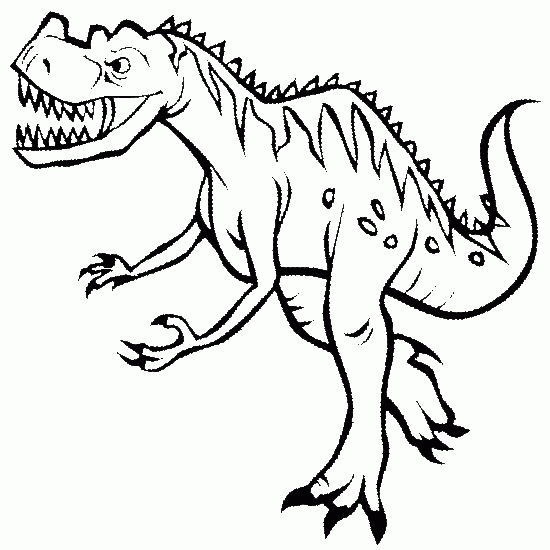 dessin à colorier dinosaure king a imprimer gratuit