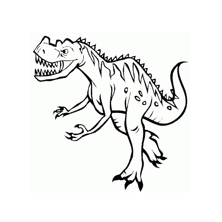 coloriage dinosaure en ligne gratuit