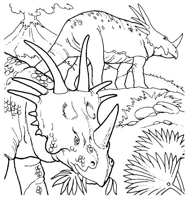 coloriage dinosaure en ligne