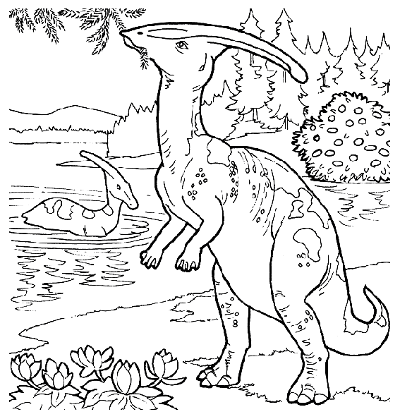coloriage dinosaure en ligne