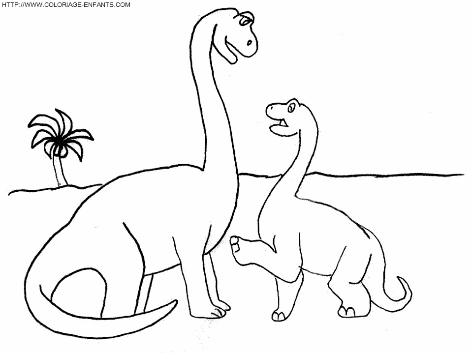 18 dessins de coloriage Dinosaure Gratuit à imprimer