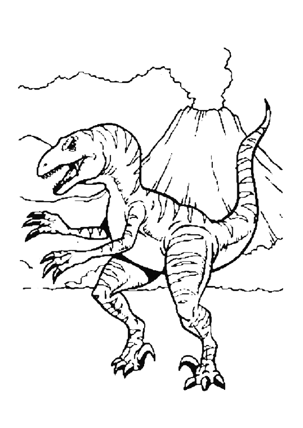 19 dessins de coloriage Dinosaure Tyrex à imprimer coloriage dinosaure tyrex