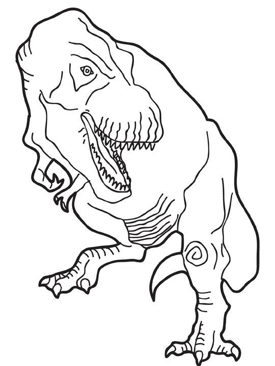 19 dessins de coloriage Dinosaure Tyrex à imprimer coloriage dinosaure tyrex