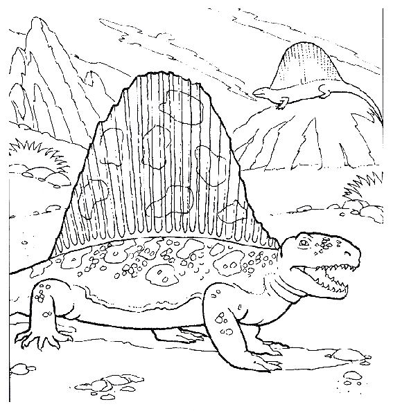 dessin dinosaure raptor