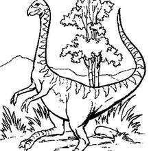 dessin a imprimer dinosaure carnivore
