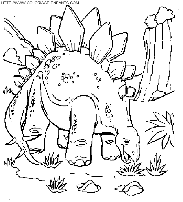 coloriage à dessiner oeuf dinosaure