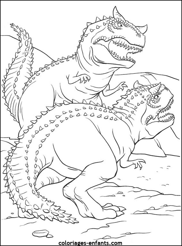 coloriage dinosaure gratuit en ligne