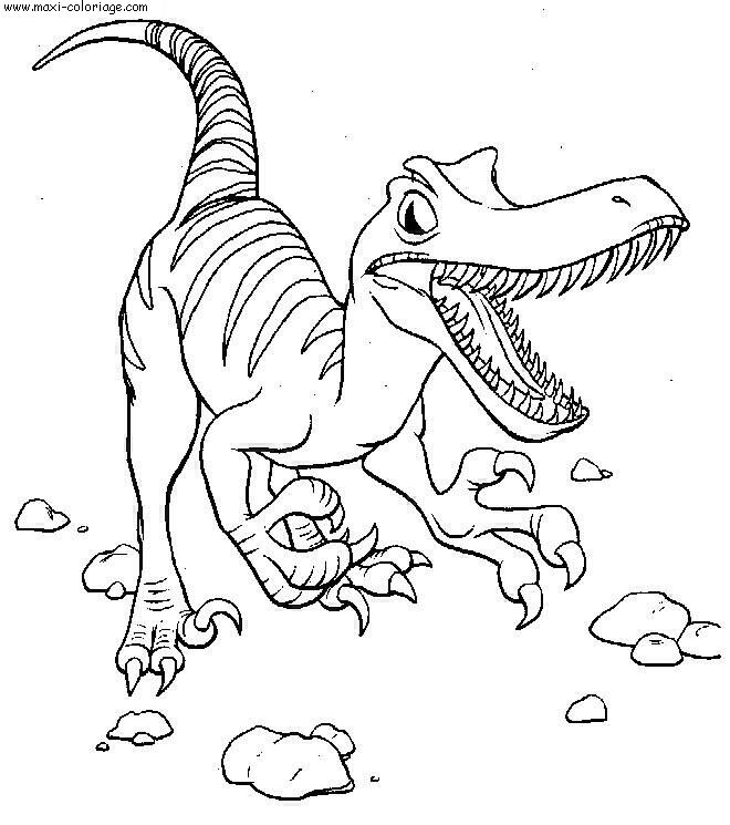 dessin à colorier dinosaure disney