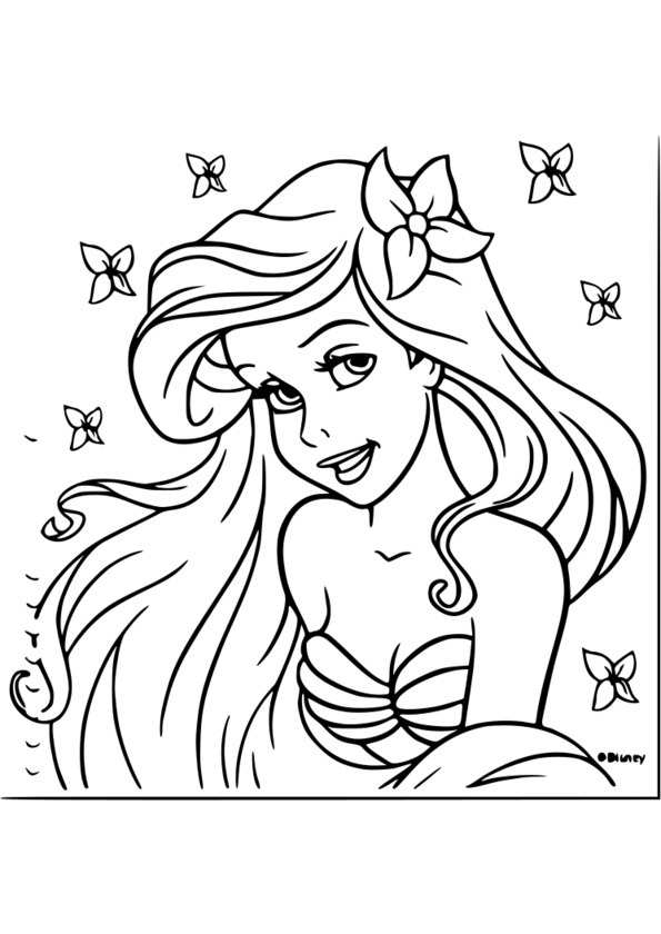 coloriage walt disney princesse