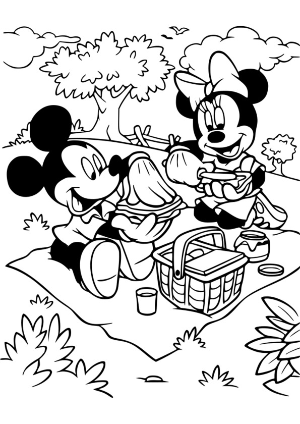 coloriage d'halloween disney