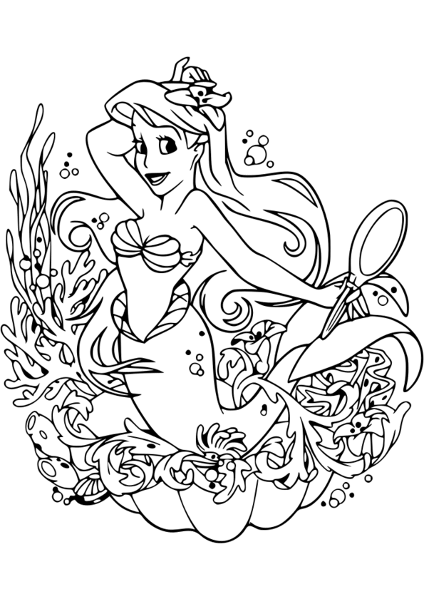 coloriage rebelle disney à imprimer