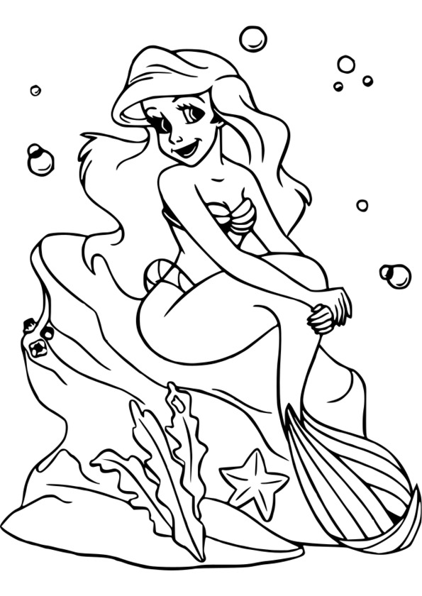 coloriage disney fille