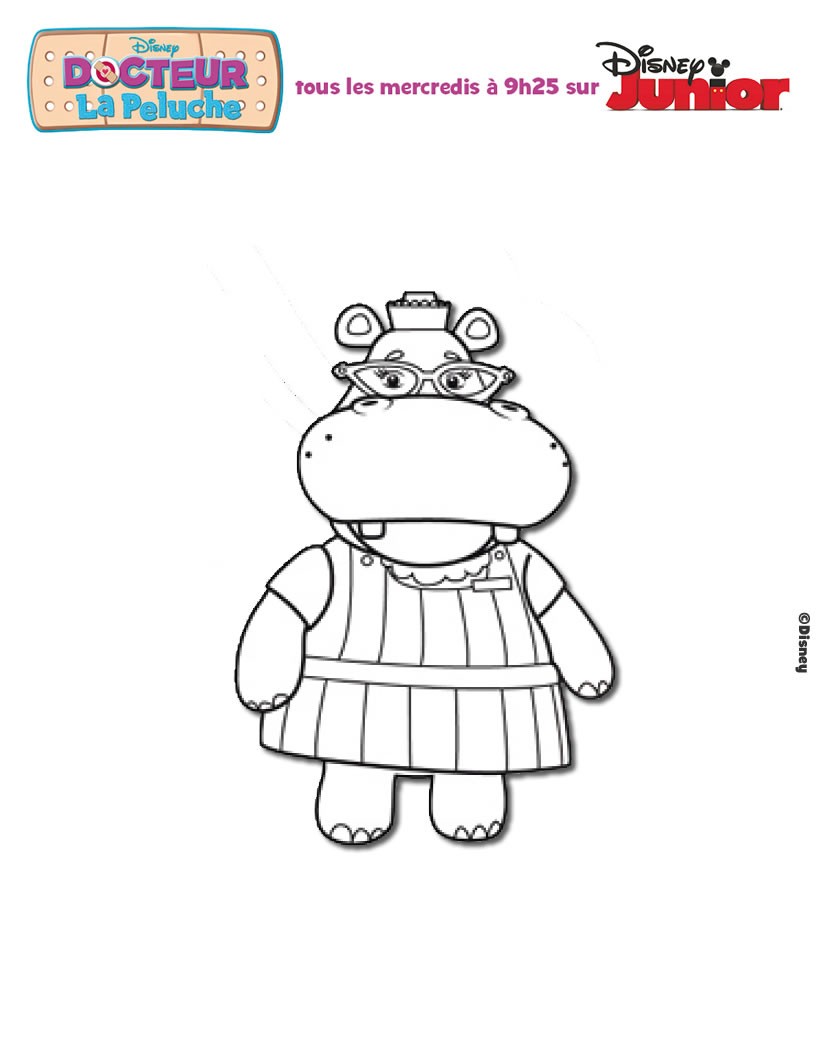 105 dessins de coloriage Docteur La Peluche imprimer Voir le dessin
