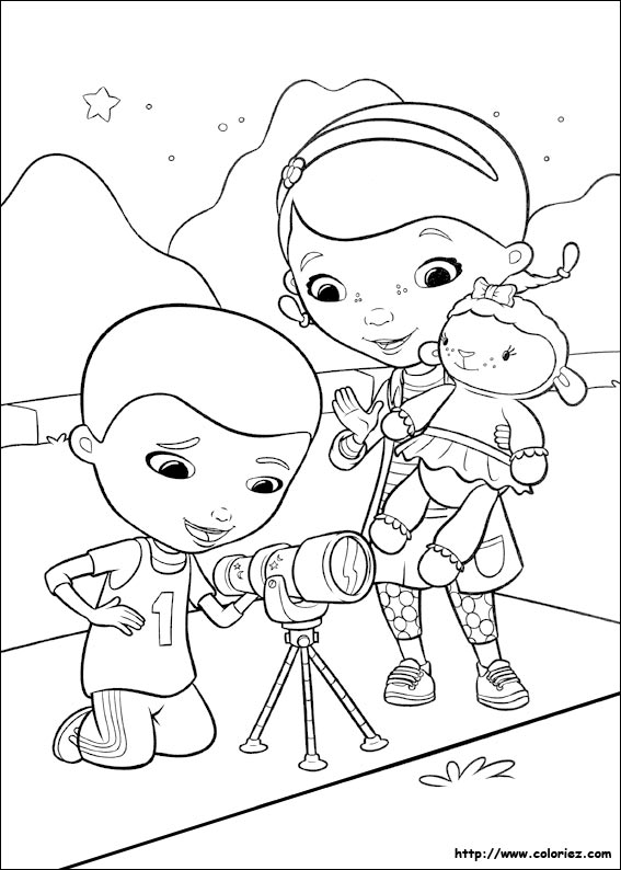 coloriage gratuit dr la peluche