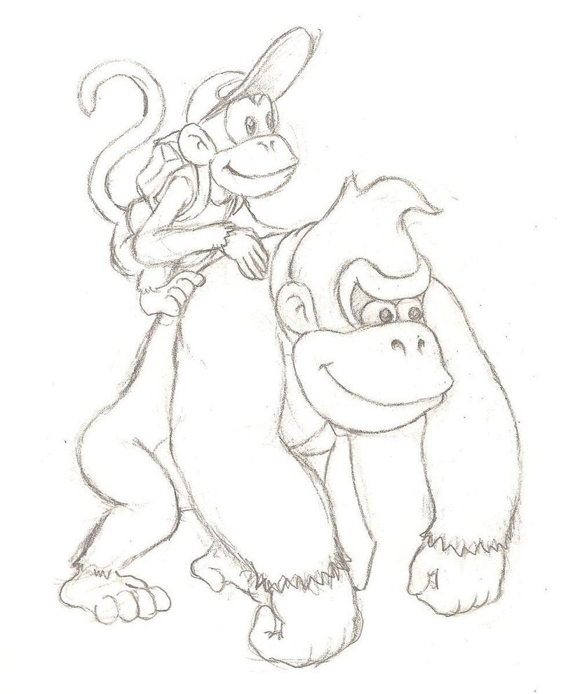 dessin donkey kong en ligne