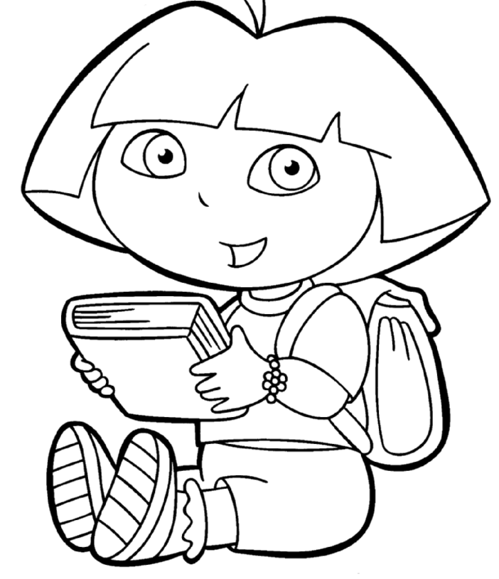 coloriage dora en ligne