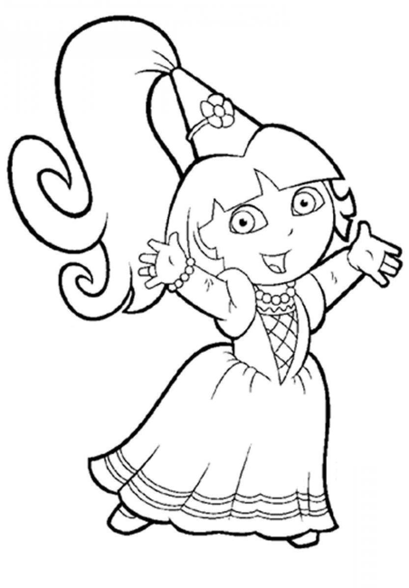 coloriage dora en ligne