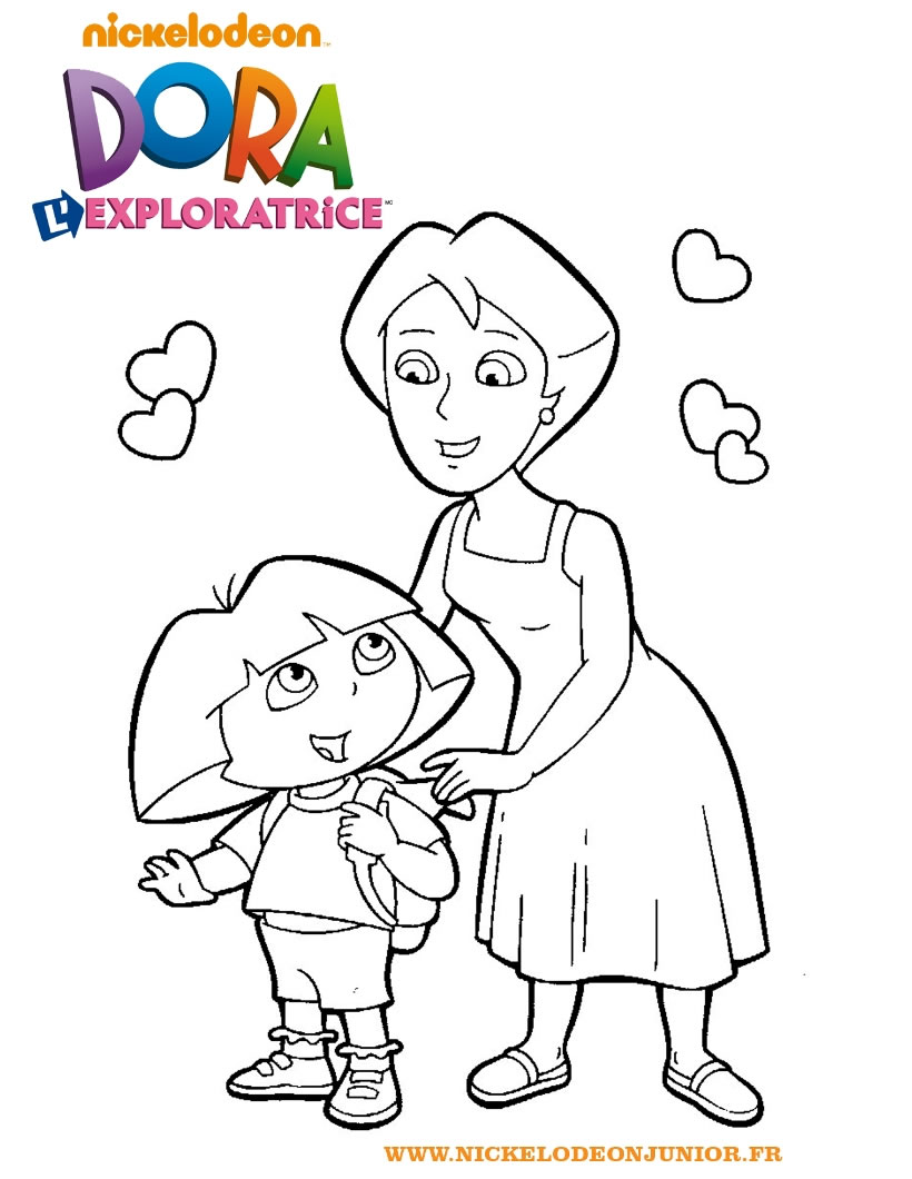 jeux coloriage dora babouche