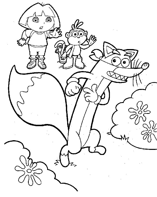 coloriage dora noel  imprimer