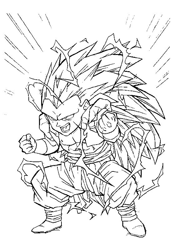 coloriage dragon ball gt