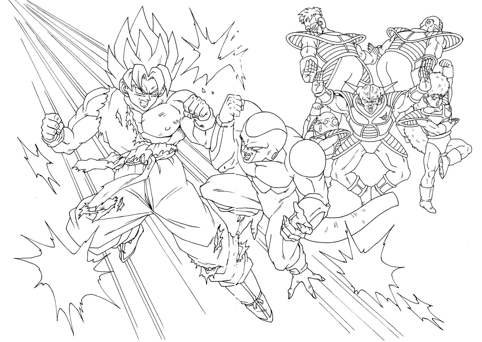 68 Nouveau Coloriage A Imprimer Dragon Ball Z Broly Photos