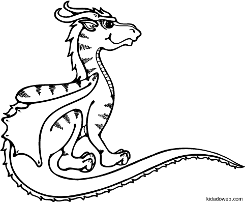 dessin a imprimer dragons gratuit
