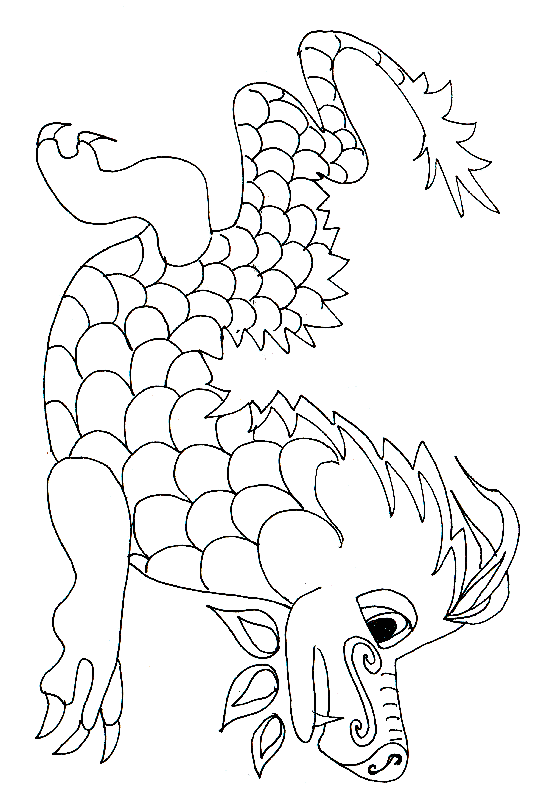 coloriage  dessiner dragon gratuit en ligne