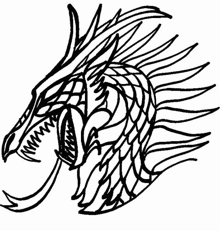 143 Dessins De Coloriage Dragon à Imprimer