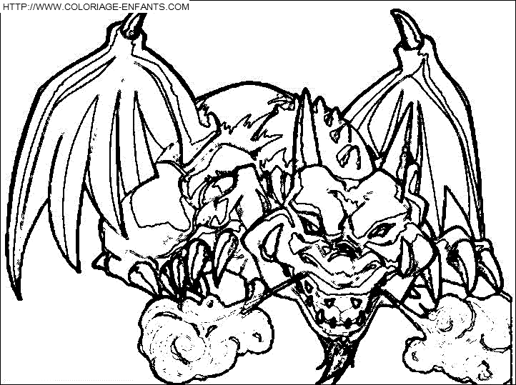 dessin dragon chevalier